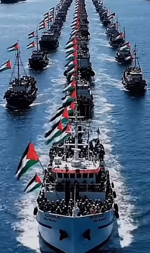 Flotilla nears gaza for humantiarian aid