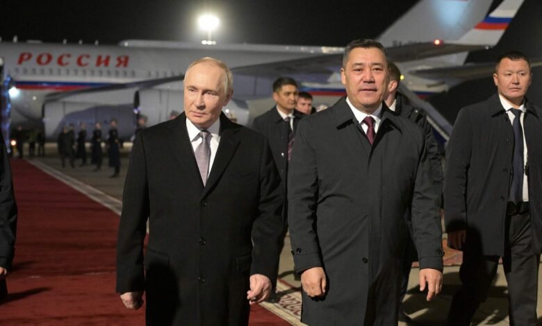 Vladimir Putin Arrives in Kyrgyz Republic for State Visit and CSTO Security Council Meeting