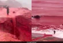 Iran's Hormuz Island Glows Blood-Red After Rain. Here's Why It Happens | Video