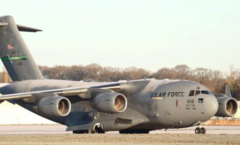 US Military Aircraft Move Toward Middle East |