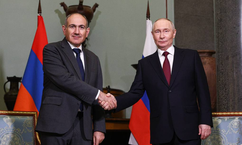 Putin, Pashinyan to discuss development of relations between Russia, Armenia