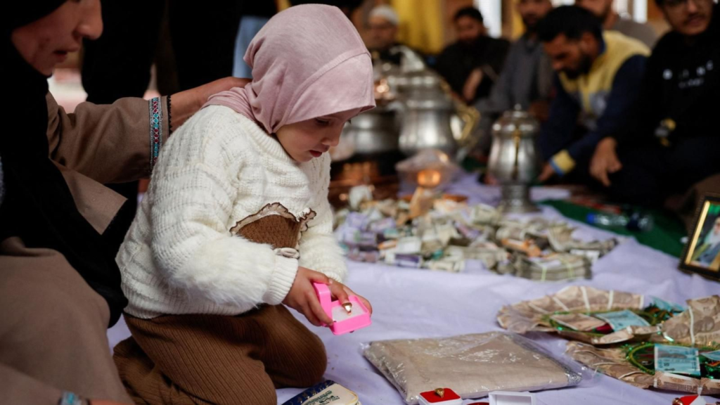 Despite a massive humanitarian drive across Kashmir, where people contributed cash, gold, and valuables, the funds are still in the process of being routed through official channels.