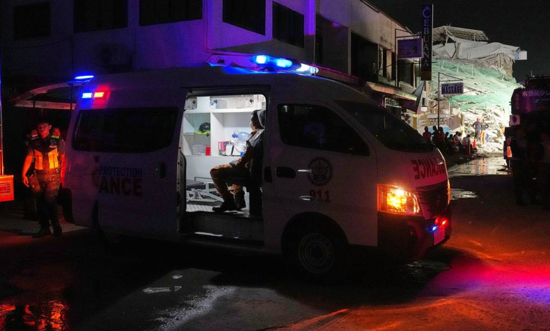At least one killed, four injured in magnitude 7.8 earthquake in southern Philippines