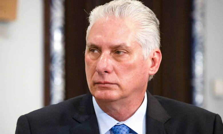 Cuban president accuses US of waging relentless war against republic