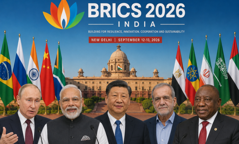 BRICS Summit 2026 leaders including Vladimir Putin, Narendra Modi and Xi Jinping ahead of the New Delhi summit