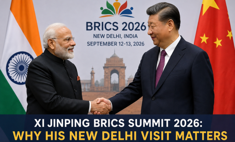 Xi Jinping BRICS Summit 2026 with Narendra Modi ahead of the New Delhi summit