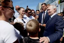 Vladimir Putin visits Yasny fish-processing plant on Iturup in the Kuril Islands