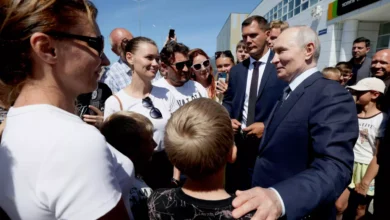 Vladimir Putin visits Yasny fish-processing plant on Iturup in the Kuril Islands