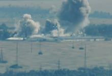 Russian Airstrikes on Ukrainian Targets in DPR, Kharkov