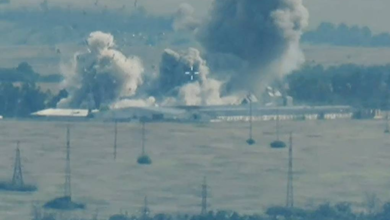 Russian Airstrikes on Ukrainian Targets in DPR, Kharkov