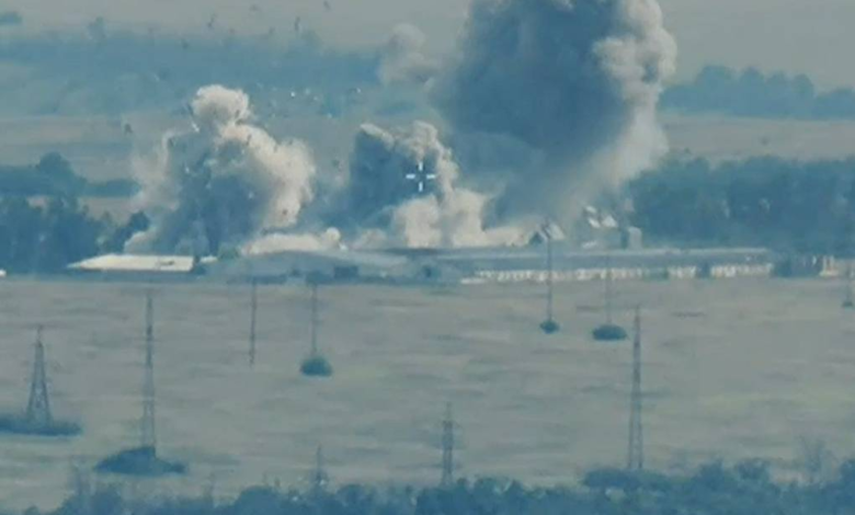 Russian Airstrikes on Ukrainian Targets in DPR, Kharkov