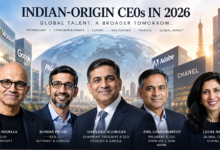 Indian-origin CEOs in 2026 leading global companies across technology, consumer business, luxury and finance