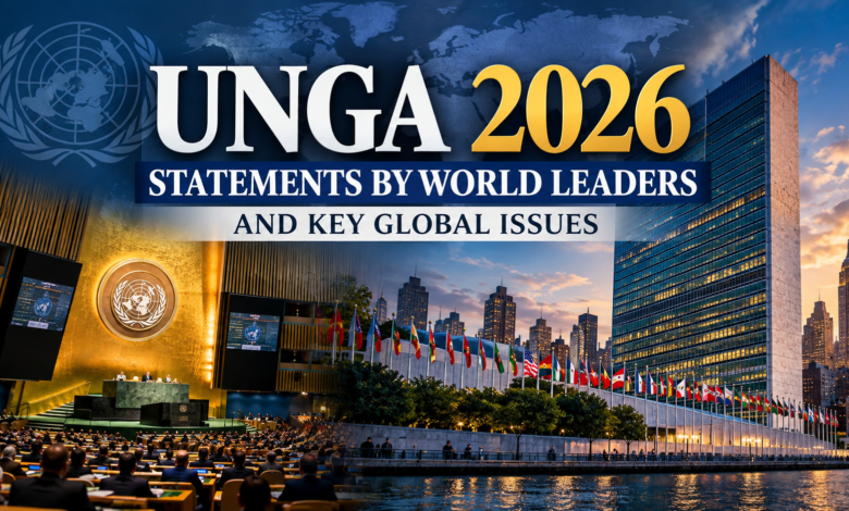 UNGA 2026 statements by world leaders at the United Nations