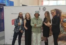 Indian film director Amit Rai at the presentation of Ohh My Dog in Moscow, Russia