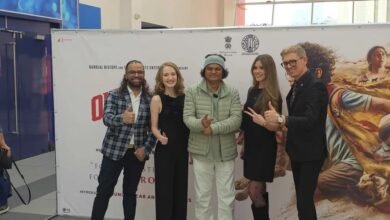 Indian film director Amit Rai at the presentation of Ohh My Dog in Moscow, Russia
